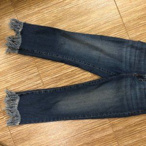Topshop Frayed Jeans